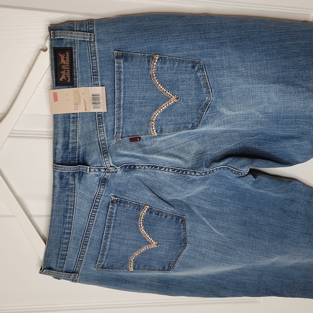 Levi's 515 boot cut light jeans NWT 14s - Picture 5 of 9